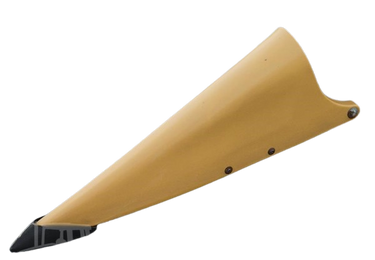 0560139.0-N -- LH Fender Snout - CAT GOLD - For CLAAS® Corn Head *POLY ONLY*